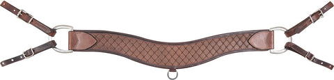 4" Tripping Collar with Quilted Tooling by Martin Saddlery