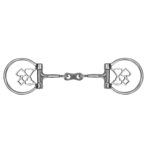 Cowgirl Legacy Stainless Steel D-Ring Dogbone Snaffle Bit