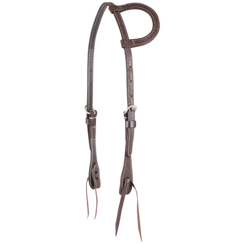 Chocolate Rough Out Slip Ear Headstall by Martin Saddlery