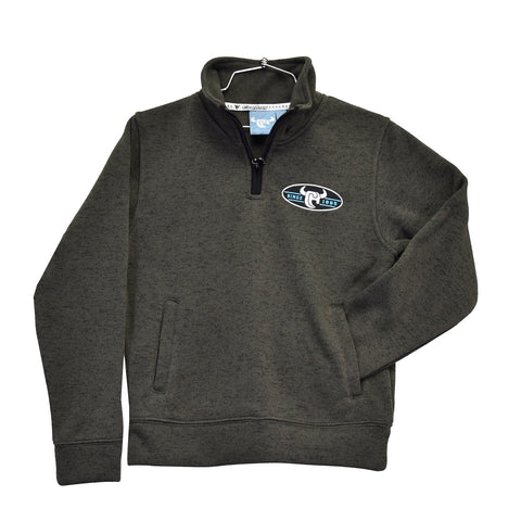BOY'S CHARCOAL GREY 1/4 ZIP PULLOVER BY COWBOY HARDWARE