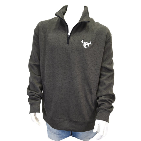 MEN'S CHARCOAL GREY 1/4 ZIP PULLOVER BY COWBOY HARDWARE