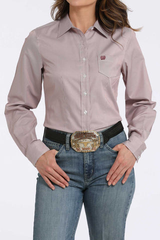 WOMEN'S TENCEL™ PINK STRIPE BUTTON-UP SHIRT by Cinch Jeans