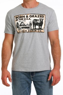 BORN & GRAZED IN THE USA TEE by CINCH JEANS