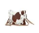 WHITE AND BROWN SHADE BAG by Myra Bag