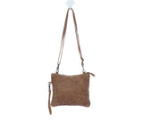 WHITE AND BROWN SHADE BAG by Myra Bag