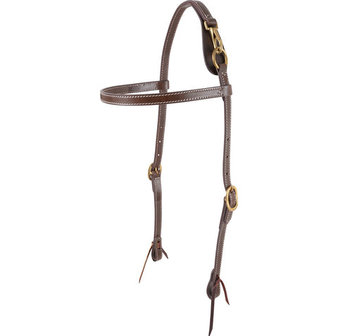 Mule Browband Headstall with Crown Snap by Cashel