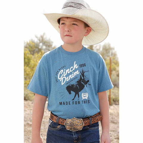 BOY'S GRIT AND GLORY TEE SHIRT BY CINCH JEANS