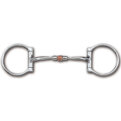 Myler Western Dee with Sweet Iron Comfort Snaffle with Copper Roller MB 03