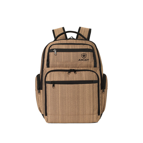 ARIAT BROWN CANVAS BACKPACK