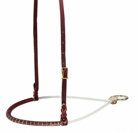 HAND LACED 1/4 ROPE NOSEBAND by Professional’s Choice