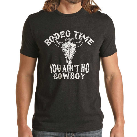 BLACK DALE BRISBY RODEO TIME GRAPHIC TEE