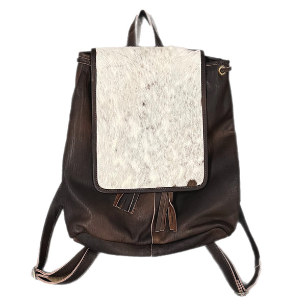American Darling cowhide mini back pack in great condition Cowhide Leather Backpack: American Darling Travel Bag  main image 3