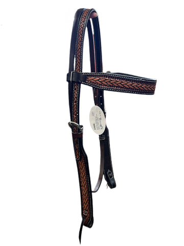 Weaved Tool Browband Headstall