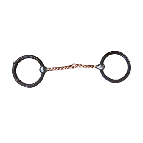 Twisted Wire Copper Mouth Snaffle