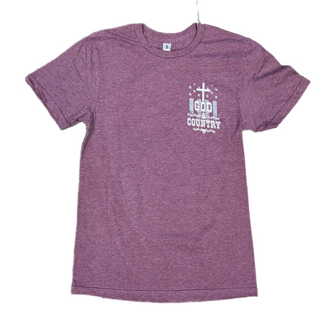 GOD AND COUNTRY TEE BY COWBOY HARDWARE