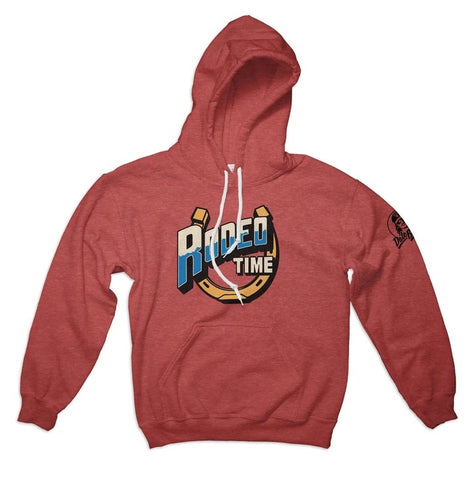 Rodeo Time Horseshoe Hoodie by Dale Brisby