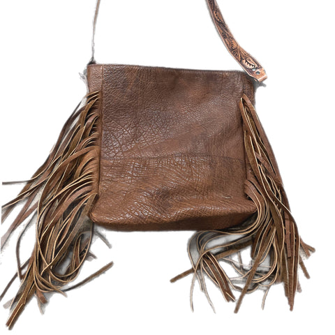American Darling Leather Handbag with Fringe