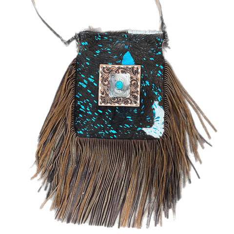American Darling Turquoise Splash Handbag