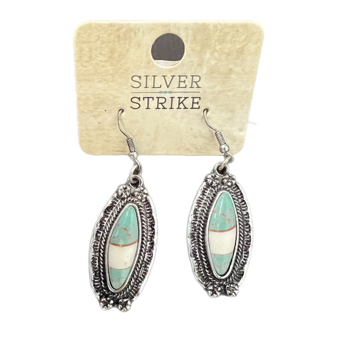 Silver Strike Silver Fancy Style Earrings