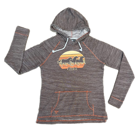 SUNSET HORSES HOODIE BY COWGIRL HARDWARE