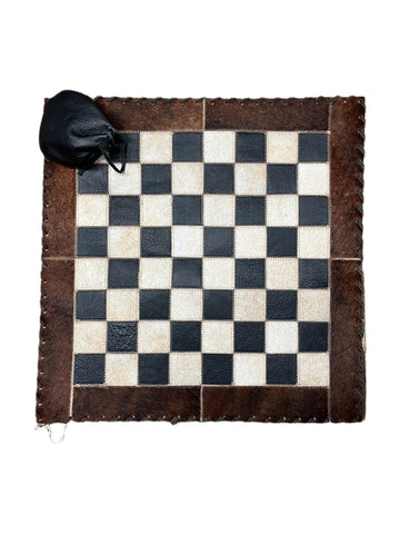 Cowhide Checker Board