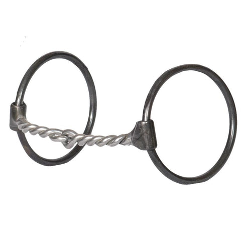 Dutton Sweet Iron Twisted Wire Ring Snaffle R-35