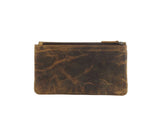 OAK FIRE LEATHER AND HAIRON WALLET