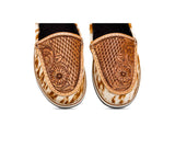 Electraun Western Hand-Tooled Sneakers