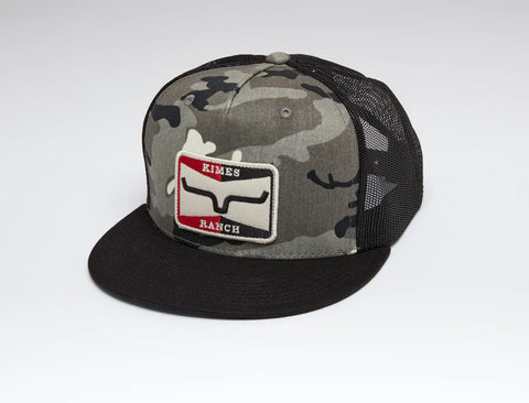 Camo Sparky Trucker Hat by Kimes Ranch