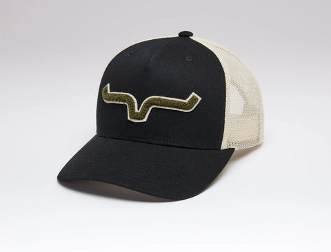 Black Tracker Trucker Hat by Kimes Ranch